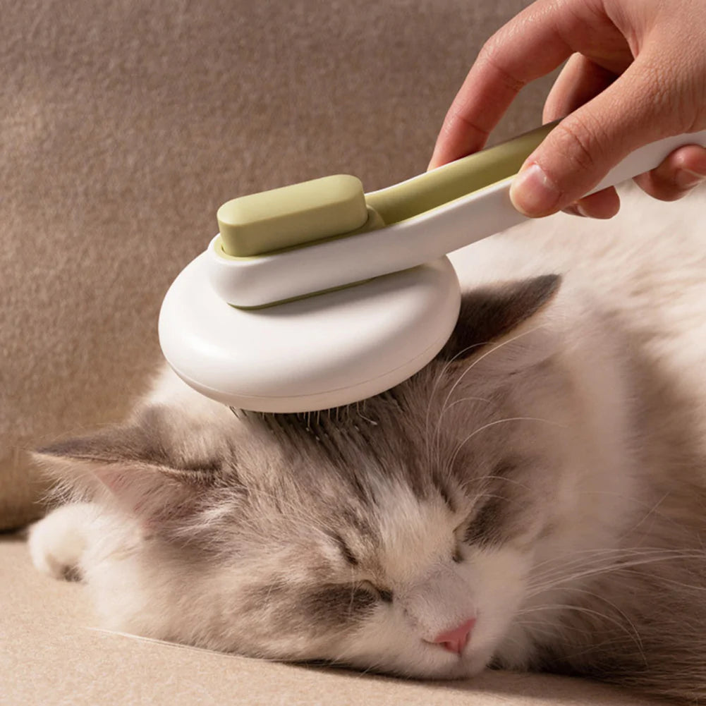 Cepillo para Mascotas con Mecanismo Inteligente